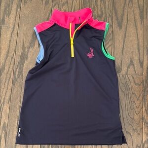 Colorful Sleeveless Girls RLX Golf Top